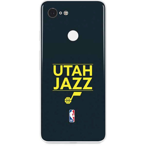 NBA Utah Jazz Standard - Black Google Pixel 3 Skin